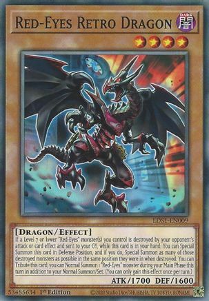 Red-Eyes Retro Dragon (LDS1-EN009) - Legendary Duelists: Season 1 1st Edition Legendary Duelists: Season 1 Yugioh Single  Squirtle Squad Card Shop.
