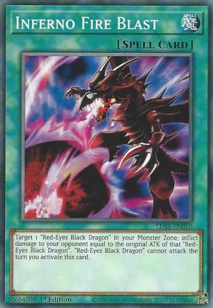 Inferno Fire Blast (LDS1-EN016) - Legendary Duelists: Season 1 1st Edition Legendary Duelists: Season 1 Yugioh Single  Squirtle Squad Card Shop.