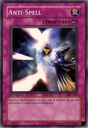 Anti-Spell (MFC-103) - Magician's Force Unlimited Magician's Force Yugioh Single  Squirtle Squad Card Shop.