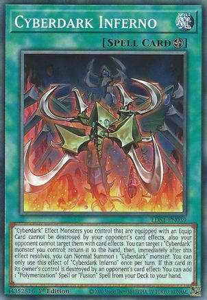 Cyberdark Inferno (LDS1-EN039) - Legendary Duelists: Season 1 1st Edition Legendary Duelists: Season 1 Yugioh Single  Squirtle Squad Card Shop.