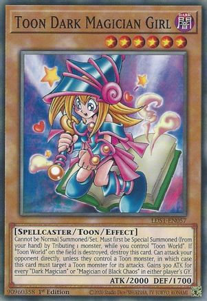 Toon Dark Magician Girl (LDS1-EN057) - Legendary Duelists: Season 1 1st Edition Legendary Duelists: Season 1 Yugioh Single  Squirtle Squad Card Shop.