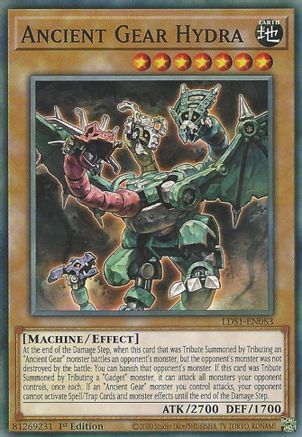 Ancient Gear Hydra (LDS1-EN083) - Legendary Duelists: Season 1 1st Edition Legendary Duelists: Season 1 Yugioh Single  Squirtle Squad Card Shop.