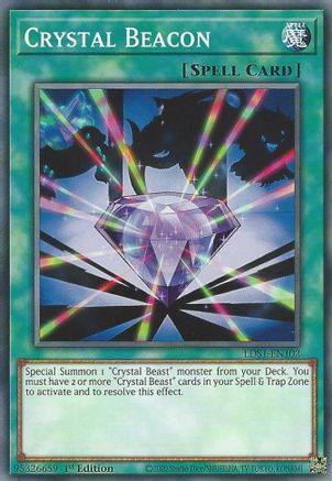 Crystal Beacon (LDS1-EN102) - Legendary Duelists: Season 1 1st Edition Legendary Duelists: Season 1 Yugioh Single  Squirtle Squad Card Shop.