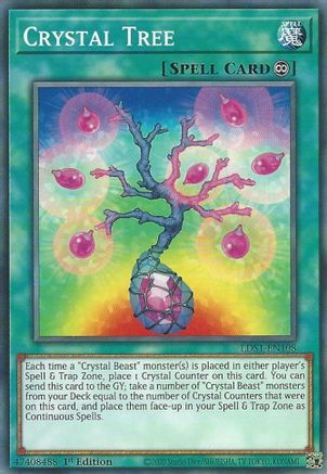 Crystal Tree (LDS1-EN108) - Legendary Duelists: Season 1 1st Edition Legendary Duelists: Season 1 Yugioh Single  Squirtle Squad Card Shop.