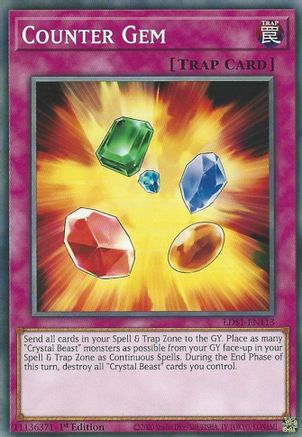 Counter Gem (LDS1-EN113) - Legendary Duelists: Season 1 1st Edition Legendary Duelists: Season 1 Yugioh Single  Squirtle Squad Card Shop.