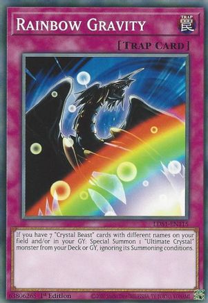 Rainbow Gravity (LDS1-EN115) - Legendary Duelists: Season 1 1st Edition Legendary Duelists: Season 1 Yugioh Single  Squirtle Squad Card Shop.