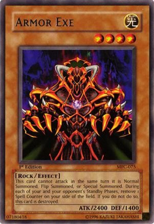 Armor Exe (MFC-075) - Magician's Force 1st Edition Magician's Force Yugioh Single  Squirtle Squad Card Shop.