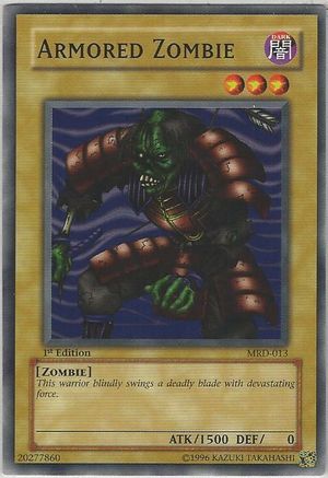 Armored Zombie (MRD-013) - Metal Raiders 1st Edition Metal Raiders Yugioh Single  Squirtle Squad Card Shop.