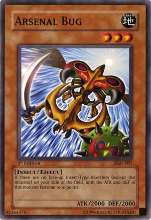 Arsenal Bug (PGD-007) - Pharaonic Guardian 1st Edition Pharaonic Guardian Yugioh Single  Squirtle Squad Card Shop.