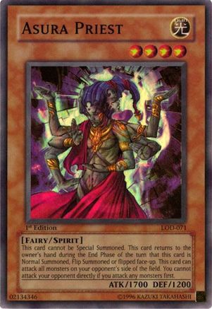 Asura Priest (LOD-071) - Legacy of Darkness Unlimited Legacy of Darkness Yugioh Single  Squirtle Squad Card Shop.