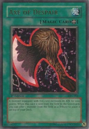 Axe of Despair (MRL-002) - Magic Ruler 1st Edition Magic Ruler Yugioh Single  Squirtle Squad Card Shop.