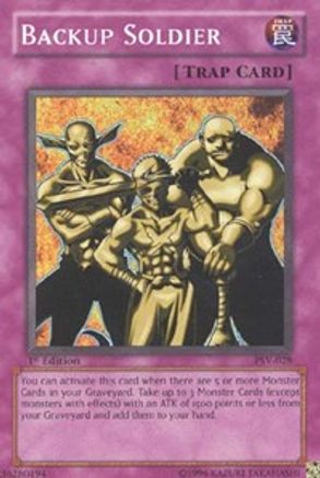 Backup Soldier (PSV-028) - Pharaoh's Servant 1st Edition Pharaoh's Servant Yugioh Single  Squirtle Squad Card Shop.