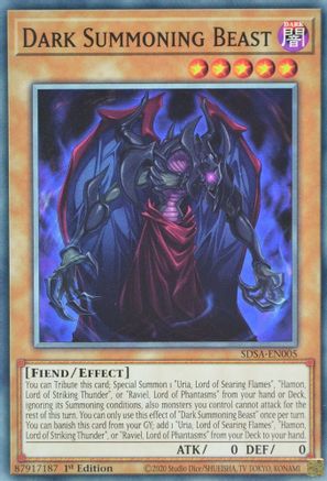 Dark Summoning Beast (SDSA-EN005) - Structure Deck: Sacred Beasts 1st Edition Structure Deck: Sacred Beasts Yugioh Single  Squirtle Squad Card Shop.