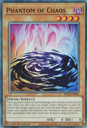 Phantom of Chaos (SDSA-EN006) - Structure Deck: Sacred Beasts 1st Edition Structure Deck: Sacred Beasts Yugioh Single  Squirtle Squad Card Shop.