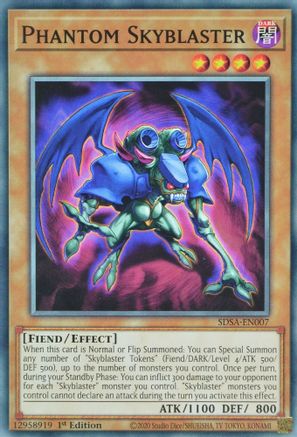 Phantom Skyblaster (SDSA-EN007) - Structure Deck: Sacred Beasts 1st Edition Structure Deck: Sacred Beasts Yugioh Single  Squirtle Squad Card Shop.