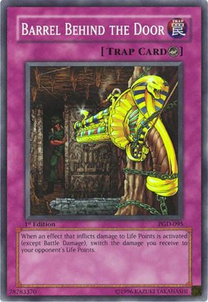 Barrel Behind the Door (PGD-095) - Pharaonic Guardian 1st Edition Pharaonic Guardian Yugioh Single  Squirtle Squad Card Shop.
