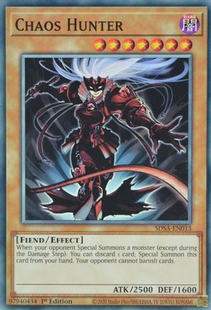 Chaos Hunter (SDSA-EN013) - Structure Deck: Sacred Beasts 1st Edition Structure Deck: Sacred Beasts Yugioh Single  Squirtle Squad Card Shop.