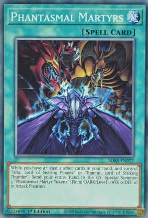 Phantasmal Martyrs (SDSA-EN022) - Structure Deck: Sacred Beasts 1st Edition Structure Deck: Sacred Beasts Yugioh Single  Squirtle Squad Card Shop.