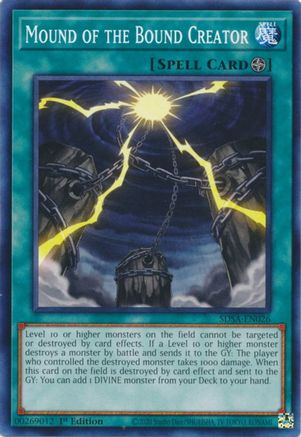 Mound of the Bound Creator (SDSA-EN026) - Structure Deck: Sacred Beasts 1st Edition Structure Deck: Sacred Beasts Yugioh Single  Squirtle Squad Card Shop.