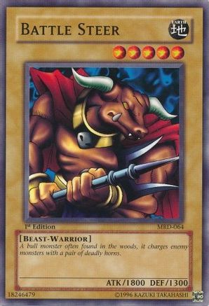 Battle Steer (MRD-064) - Metal Raiders Unlimited Metal Raiders Yugioh Single  Squirtle Squad Card Shop.