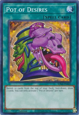 Pot of Desires (SDSA-EN029) - Structure Deck: Sacred Beasts 1st Edition Structure Deck: Sacred Beasts Yugioh Single  Squirtle Squad Card Shop.
