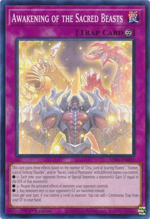 Awakening of the Sacred Beasts (SDSA-EN035) - Structure Deck: Sacred Beasts 1st Edition Structure Deck: Sacred Beasts Yugioh Single  Squirtle Squad Card Shop.