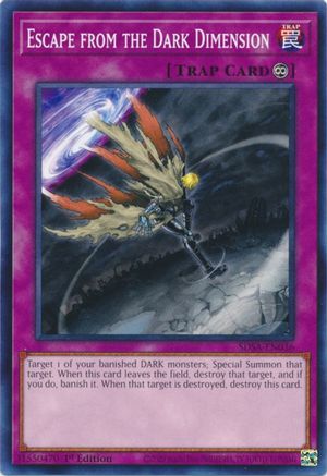 Escape from the Dark Dimension (SDSA-EN036) - Structure Deck: Sacred Beasts 1st Edition Structure Deck: Sacred Beasts Yugioh Single  Squirtle Squad Card Shop.