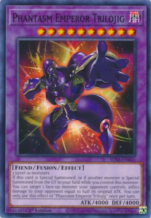 Phantasm Emperor Trilojig (SDSA-EN041) - Structure Deck: Sacred Beasts 1st Edition Structure Deck: Sacred Beasts Yugioh Single  Squirtle Squad Card Shop.