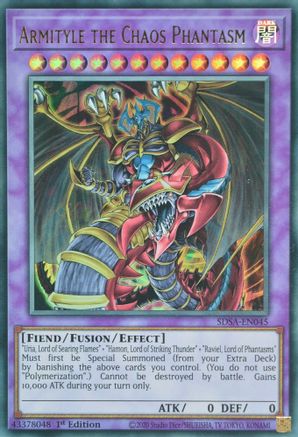 Armityle the Chaos Phantasm (SDSA-EN045) - Structure Deck: Sacred Beasts 1st Edition Structure Deck: Sacred Beasts Yugioh Single  Squirtle Squad Card Shop.