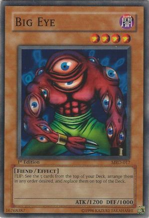 Big Eye (MRD-017) - Metal Raiders 1st Edition Metal Raiders Yugioh Single  Squirtle Squad Card Shop.