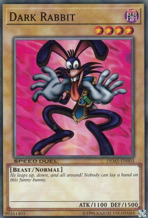 Dark Rabbit (DEM5-EN003) - Speed Duel Demo Deck Unlimited Speed Duel Demo Deck Yugioh Single  Squirtle Squad Card Shop.