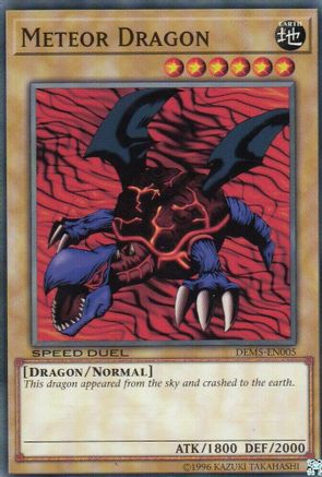 Meteor Dragon (DEM5-EN005) - Speed Duel Demo Deck Unlimited Speed Duel Demo Deck Yugioh Single  Squirtle Squad Card Shop.