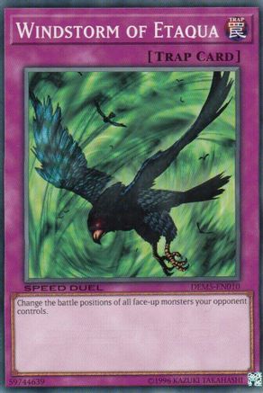 Windstorm of Etaqua (DEM5-EN010) - Speed Duel Demo Deck Unlimited Speed Duel Demo Deck Yugioh Single  Squirtle Squad Card Shop.