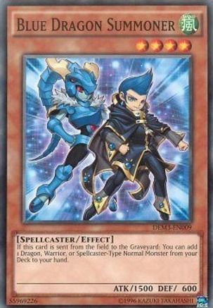 Blue Dragon Summoner (DEM3-EN009) - Demo Deck 2016 Unlimited Demo Deck 2016 Yugioh Single  Squirtle Squad Card Shop.