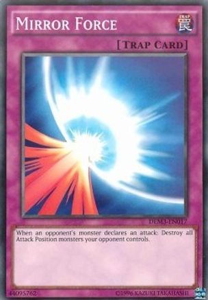 Mirror Force (DEM3-EN017) - Demo Deck 2016 Unlimited Demo Deck 2016 Yugioh Single  Squirtle Squad Card Shop.