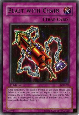 Blast with Chain (LOD-088) - Legacy of Darkness Unlimited Legacy of Darkness Yugioh Single  Squirtle Squad Card Shop.