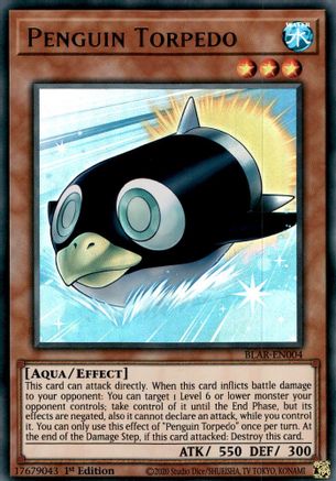 Penguin Torpedo (BLAR-EN004) - Battles of Legend: Armageddon 1st Edition Battles of Legend: Armageddon Yugioh Single  Squirtle Squad Card Shop.