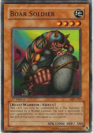 Boar Soldier (MRL-089) - Magic Ruler Unlimited Magic Ruler Yugioh Single  Squirtle Squad Card Shop.