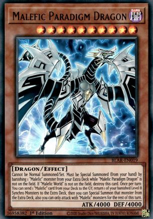 Malefic Paradigm Dragon (BLAR-EN019) - Battles of Legend: Armageddon 1st Edition Battles of Legend: Armageddon Yugioh Single  Squirtle Squad Card Shop.