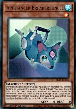 Appliancer Breakerbuncle (BLAR-EN036) - Battles of Legend: Armageddon 1st Edition Battles of Legend: Armageddon Yugioh Single  Squirtle Squad Card Shop.