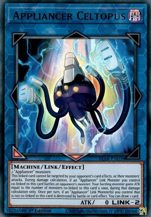 Appliancer Celtopus (BLAR-EN038) - Battles of Legend: Armageddon 1st Edition Battles of Legend: Armageddon Yugioh Single  Squirtle Squad Card Shop.