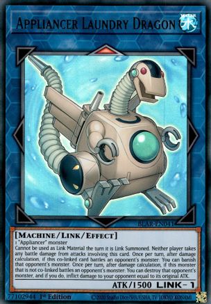 Appliancer Laundry Dragon (BLAR-EN041) - Battles of Legend: Armageddon 1st Edition Battles of Legend: Armageddon Yugioh Single  Squirtle Squad Card Shop.