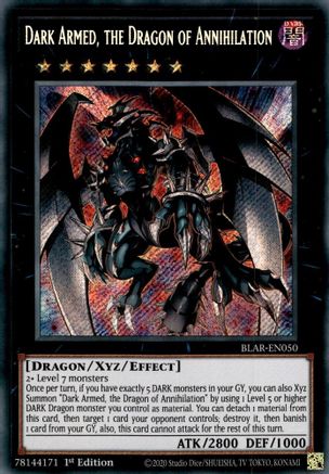 Dark Armed, the Dragon of Annihilation (BLAR-EN050) - Battles of Legend: Armageddon 1st Edition Battles of Legend: Armageddon Yugioh Single  Squirtle Squad Card Shop.