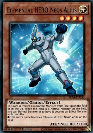 Elemental HERO Neos Alius (BLAR-EN053) - Battles of Legend: Armageddon 1st Edition Battles of Legend: Armageddon Yugioh Single  Squirtle Squad Card Shop.