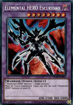 Elemental HERO Escuridao (BLAR-EN056) - Battles of Legend: Armageddon 1st Edition Battles of Legend: Armageddon Yugioh Single  Squirtle Squad Card Shop.