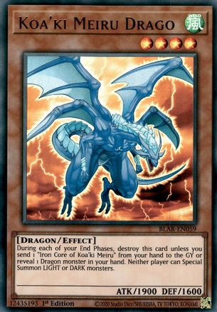 Koa'ki Meiru Drago (BLAR-EN059) - Battles of Legend: Armageddon 1st Edition Battles of Legend: Armageddon Yugioh Single  Squirtle Squad Card Shop.