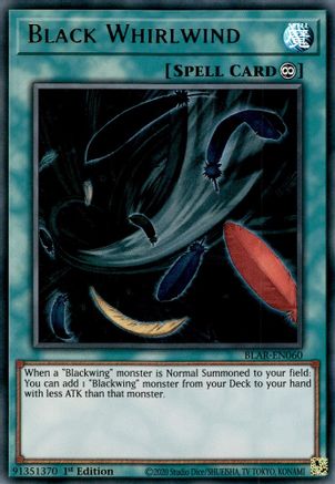 Black Whirlwind (BLAR-EN060) - Battles of Legend: Armageddon 1st Edition Battles of Legend: Armageddon Yugioh Single  Squirtle Squad Card Shop.