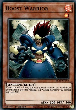 Boost Warrior (BLAR-EN063) - Battles of Legend: Armageddon 1st Edition Battles of Legend: Armageddon Yugioh Single  Squirtle Squad Card Shop.