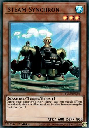 Steam Synchron (BLAR-EN064) - Battles of Legend: Armageddon 1st Edition Battles of Legend: Armageddon Yugioh Single  Squirtle Squad Card Shop.