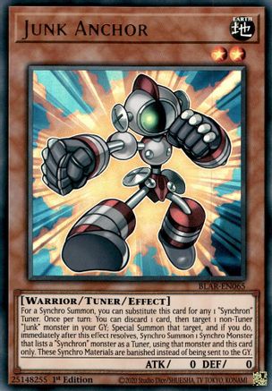 Junk Anchor (BLAR-EN065) - Battles of Legend: Armageddon 1st Edition Battles of Legend: Armageddon Yugioh Single  Squirtle Squad Card Shop.